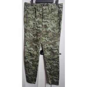 Kardashian Premium Denim Camoflauge Straight Leg Pants - Size 10, NWOT!
